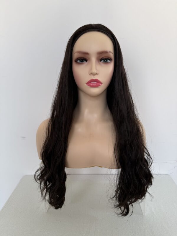 #4 Dark brown wave wig 22inch