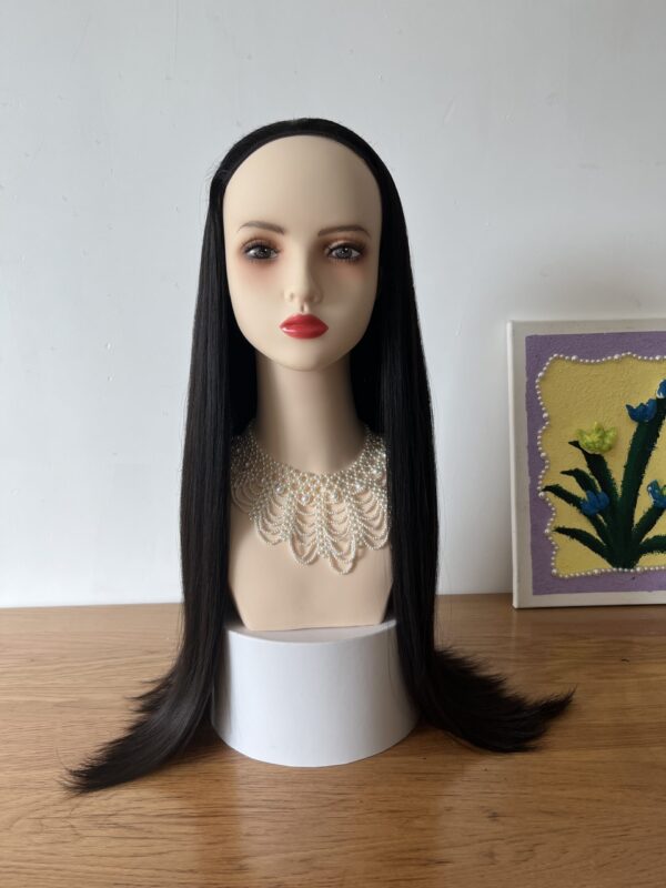 #2 Black Straight hair wig 24inch
