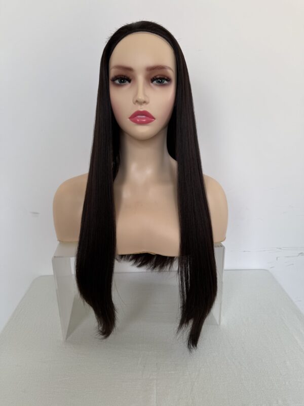 #4 Dark brown uniform length/onelength wig 24inch