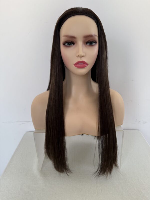#4/8 Brown uniform length/one length wig 22inch