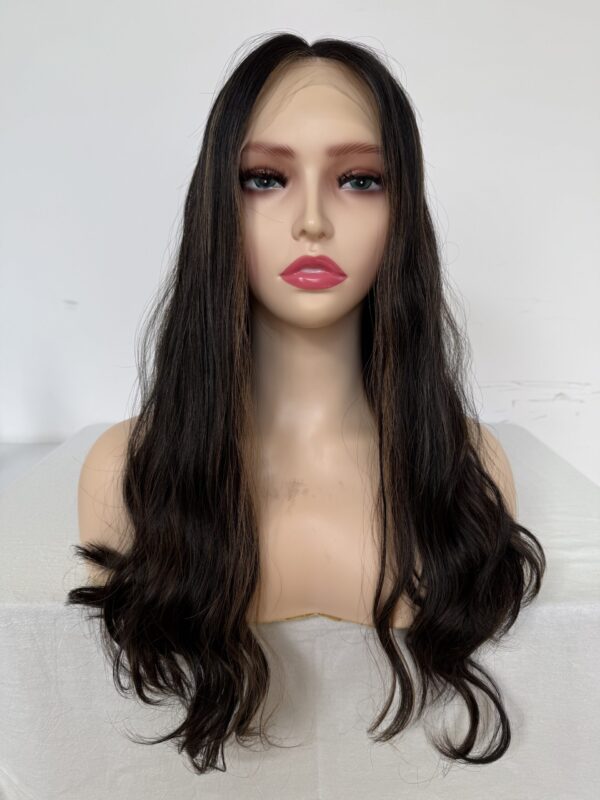 #2/8 Black-high light wave wig 20inch