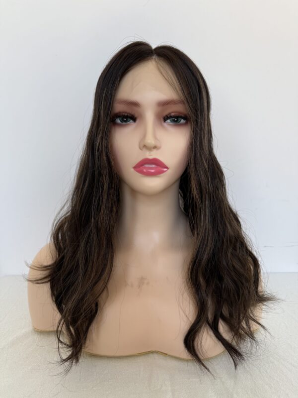 #4/8 Brown-high light wave wig 16inch