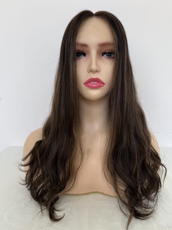 #4/8 Brown-high light wave wig 18inch