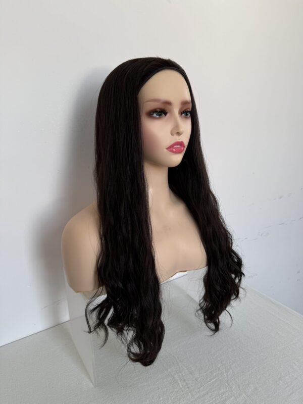 #4 Dark brown wave wig 22inch