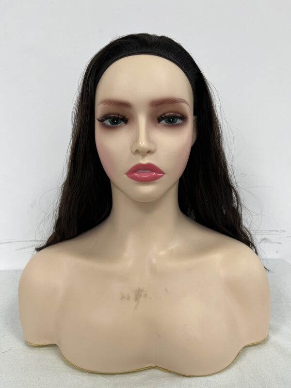 #4/8 brown uniform length/onelength wave wig 16inch