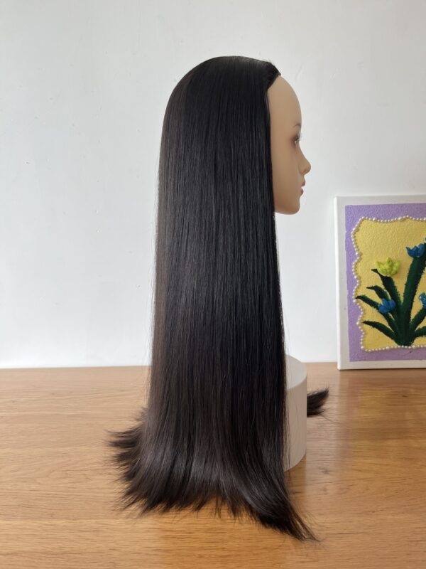 #2 Black Straight hair wig 24inch