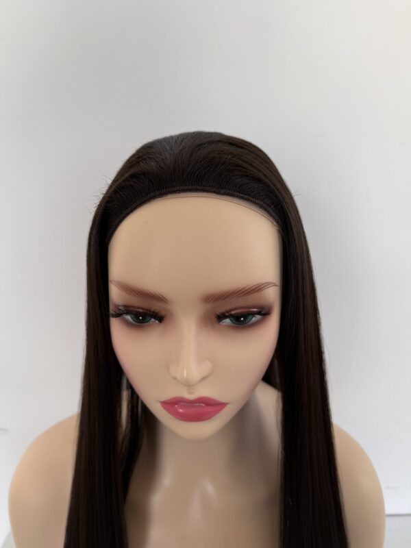 #4 Dark brown uniform length/onelength wig 24inch