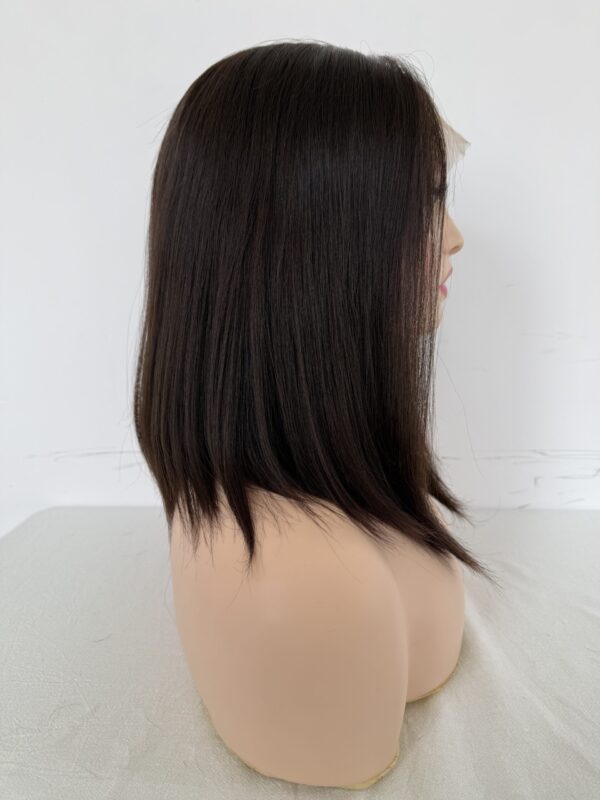 #4 Dark brown-uniform length/onelength wig13inch