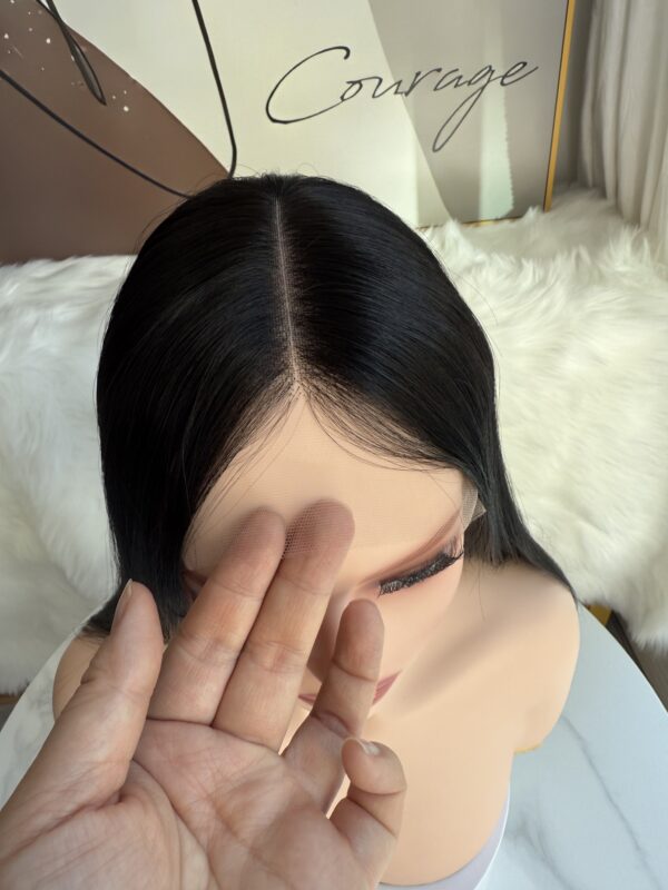 #2 Black uniform length/one length wig 16inch