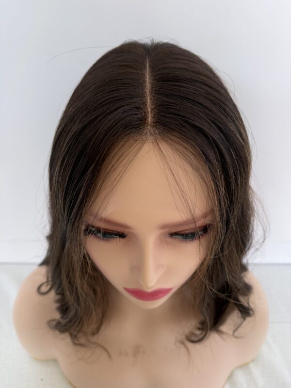 #4/8 Brown-high light wave wig 12inch