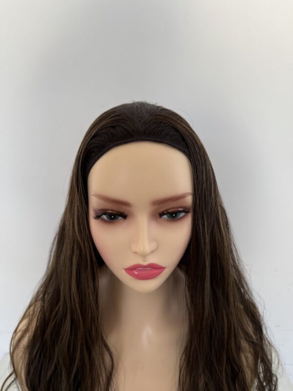 #4/8 brown high light wave wig 20inch