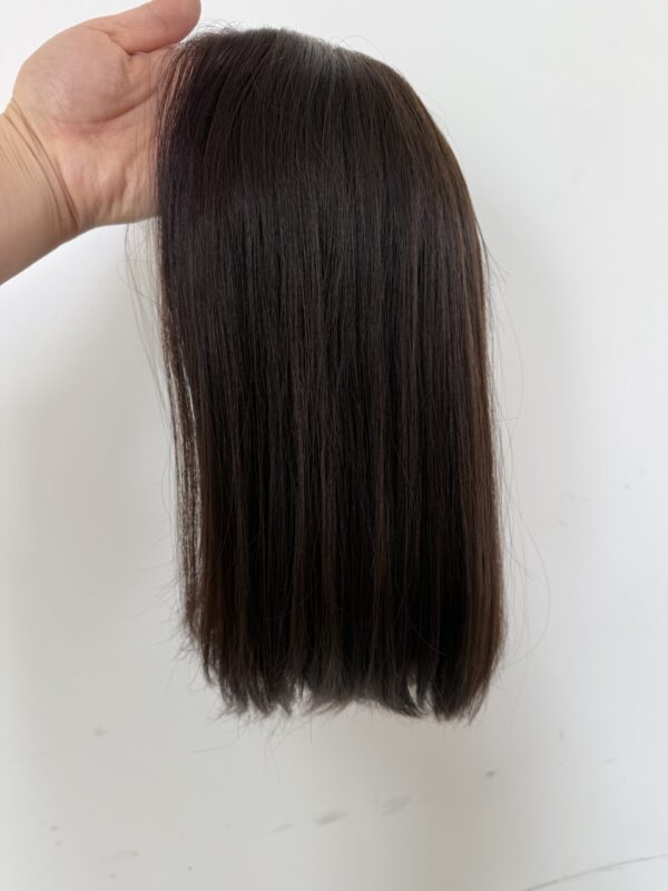 #4 Dark brown-uniform length/onelength wig13inch