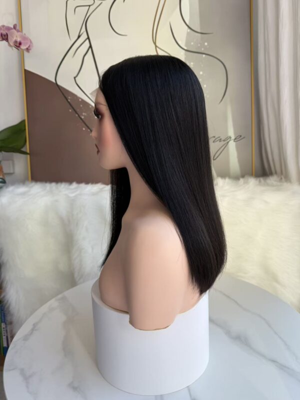 #2 Black uniform length/one length wig 16inch