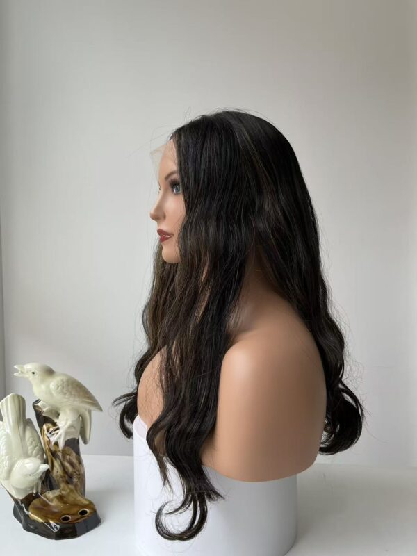 #2/8 Black-high light wave wig 20inch