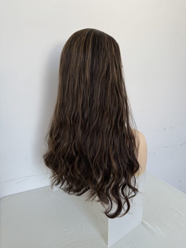 #4/8 brown high light wave wig 20inch