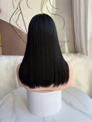 #2 Black uniform length/one length wig 16inch