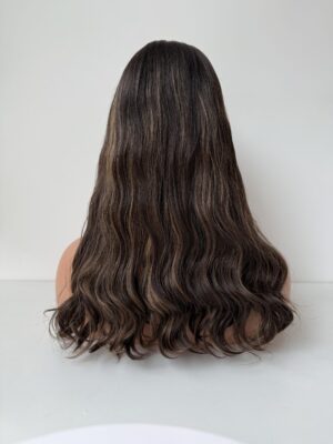 #4/8 Brown-high light wave wig 18inch