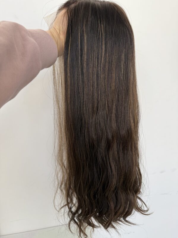 #4/8 Brown-high light wave wig 22inch