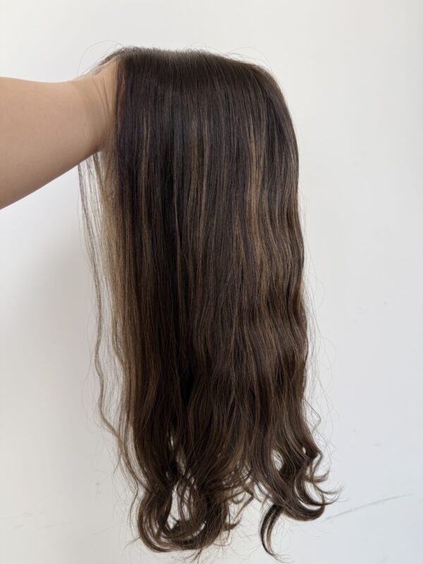 #4/8 Brown-high light wave wig 18inch