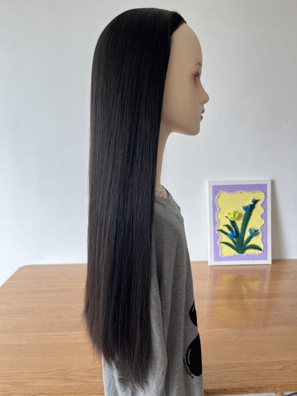 #2 Black Straight hair wig 24inch