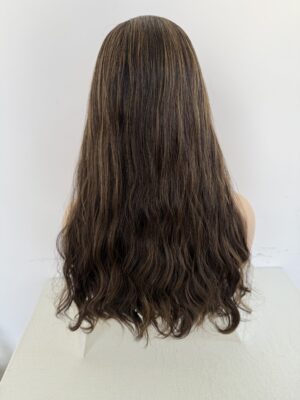 #4/8 brown high light wave wig 20inch