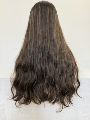#4/8 Brown-high light wave wig 22inch