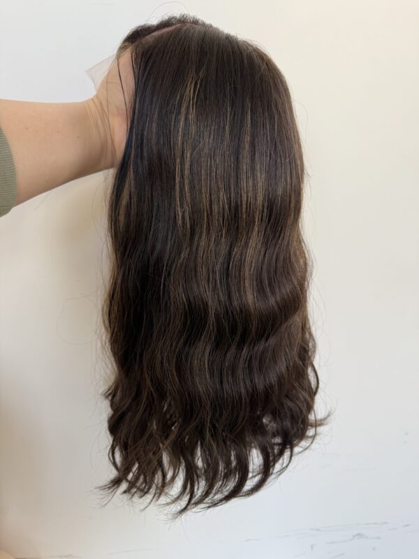 #4/8 Brown-high light wave wig 16inch