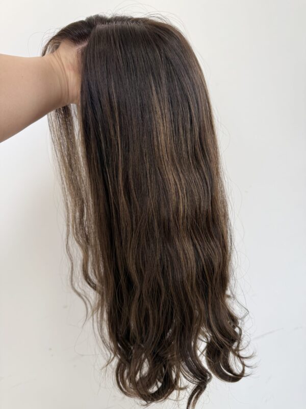 #4/8 Brown-high light wave wig 18inch