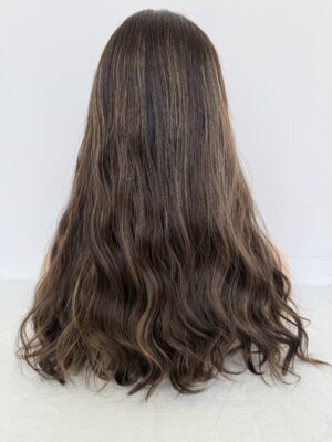 #4/8 Brown-high light wave wig 18inch
