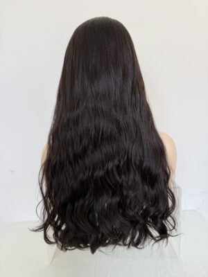 #4 Dark brown wave wig 22inch