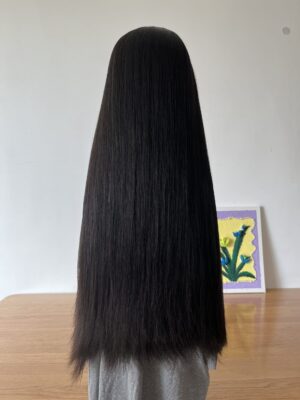 #2 Black Straight hair wig 24inch