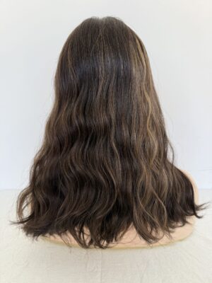 #4/8 Brown-high light wave wig 16inch
