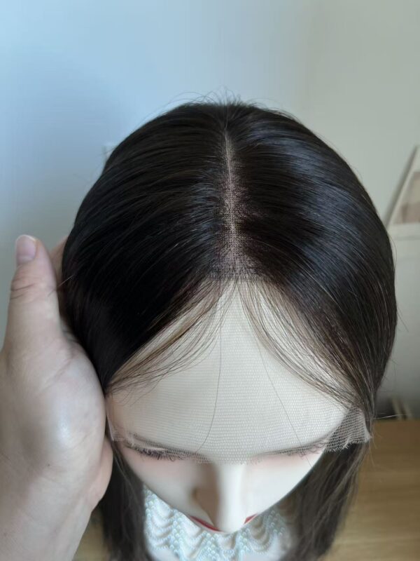 #2/8 Black high light uniform length wig 14inch