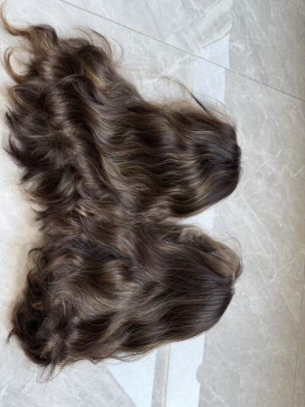 #4/8 brown high light wave wig 14inch