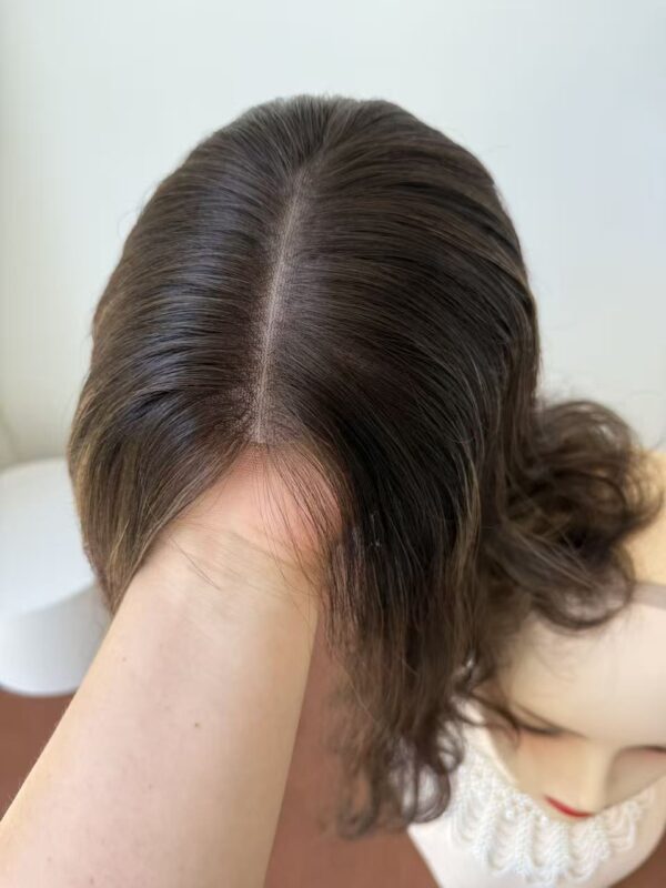 #4/8 brown high light wave wig 13inch