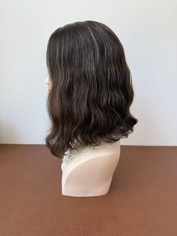 #4/8 brown high light wave wig 13inch