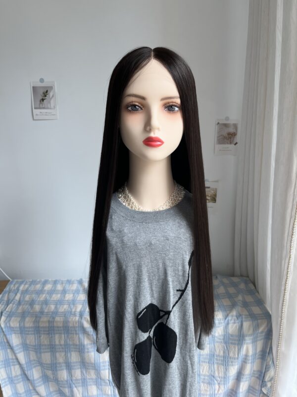 #4 Dark brown uniform length/one length wig 24inch