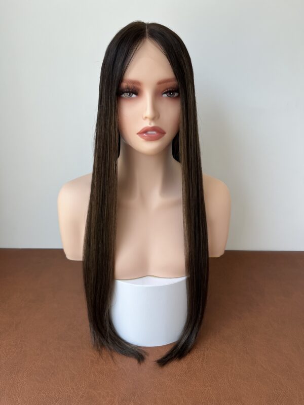 #4/8 Brown-high light uniform length wig 24inch