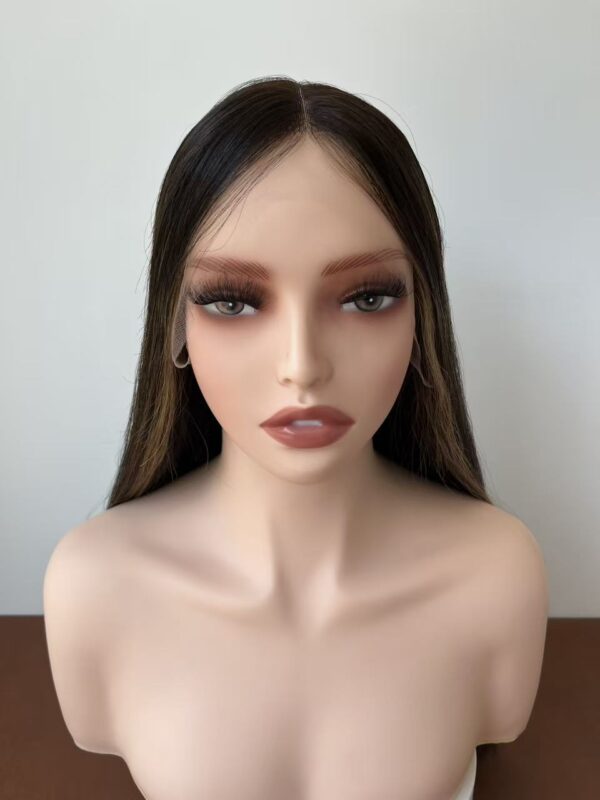 #4/8 Brown-high light uniform length wig 24inch
