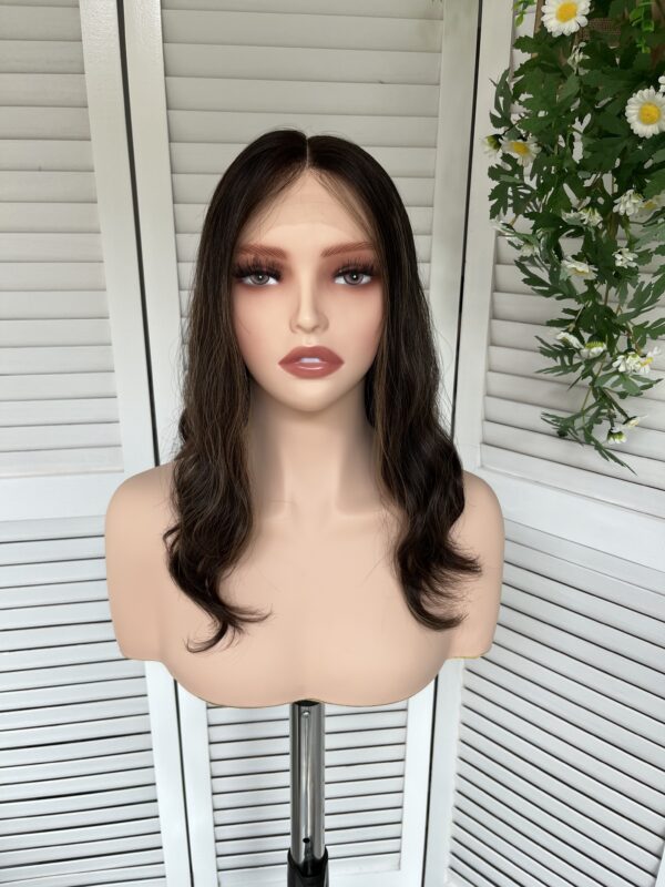 #4/8 brown high light wave wig 14inch