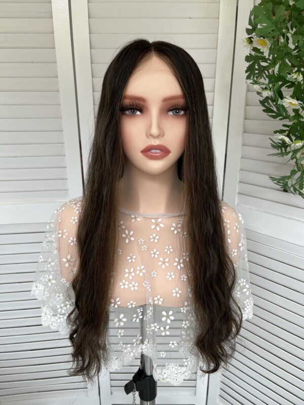 #4/8 brown high light wave wig 22inch