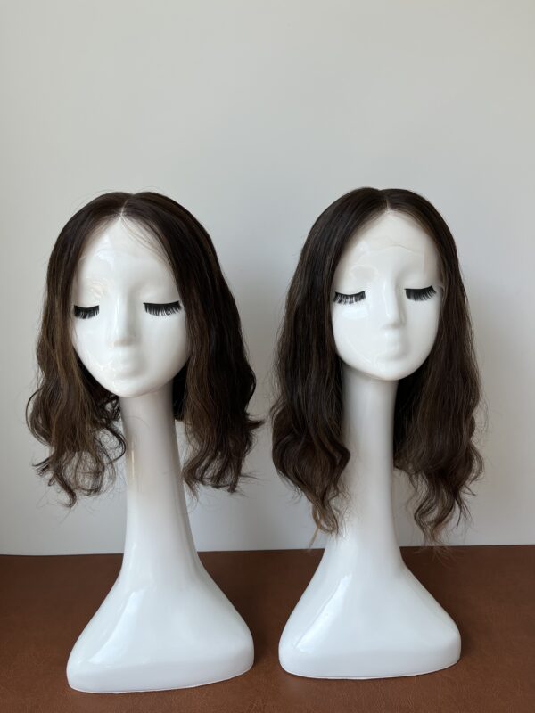 #4/8 brown wave wig 13inch and 14inch