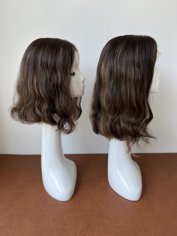 #4/8 brown wave wig 13inch and 14inch