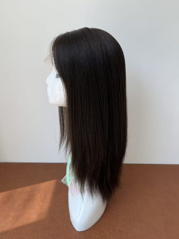 #4 Dark brown big layer Straight hair wig 22inch