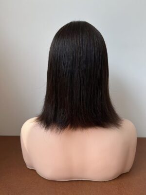 #4 Dark brown Straight hair uniform length wig 10inch