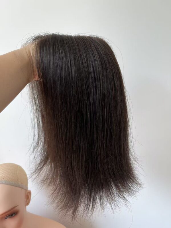 #4 Dark brown Straight hair uniform length wig 10inch