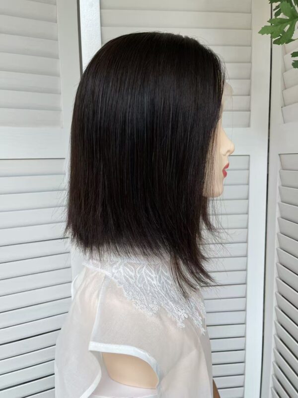 #2 Black Straight hair uniform length wig 10inch