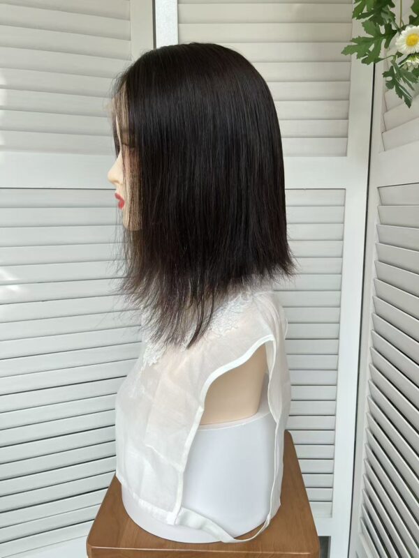 #2 Black Straight hair uniform length wig 10inch