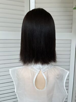 #2 Black Straight hair uniform length wig 10inch