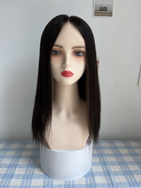 #4 Dark brown big layer Straight hair wig 22inch222